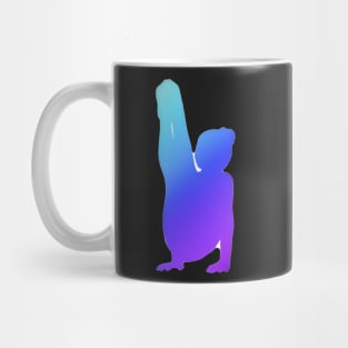 Acrobat doing a high pike Mug